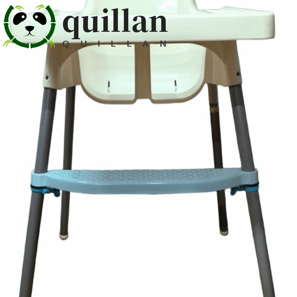 QUILLAN Highchair Footrest, ปรับ Anti-Slip Surface Pedal Footrest, สบาย Ergonomic Universal Baby Hig