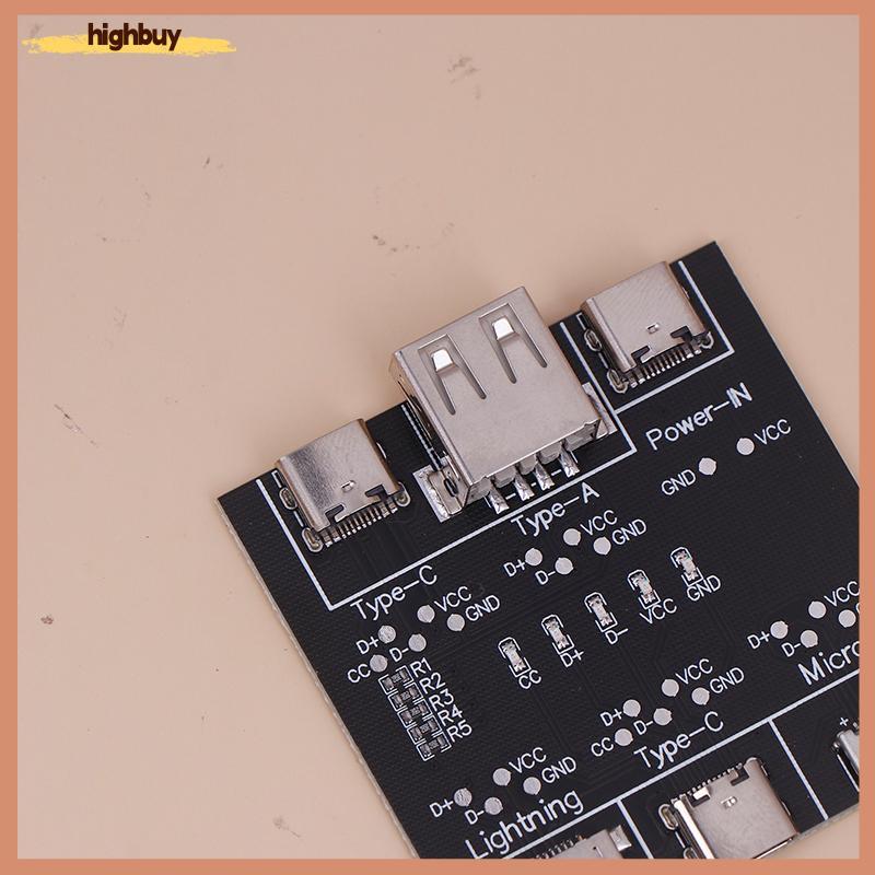 1PC USB Cable Data Line Test Board Cable Cheer USB Cable Tester Short Circuit On-Off Switching สําหร