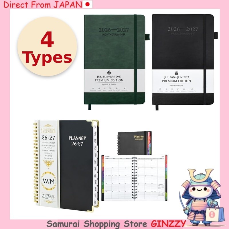 VANRA สมุดแพลนเนอร์ 2026-2027 A5 รายเดือน รายสัปดาห์ เริ่มกรกฎาคม 2026