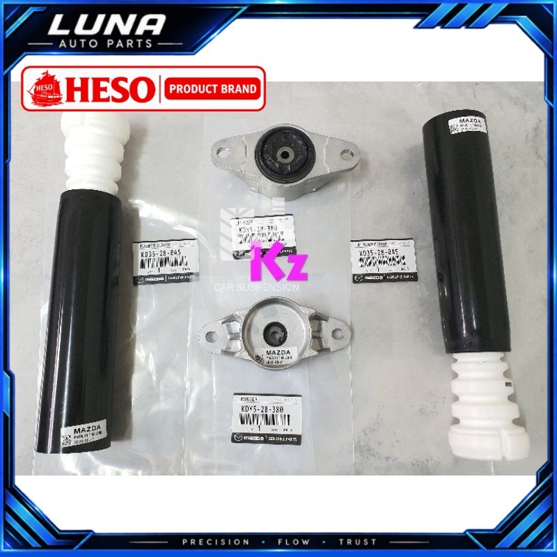 HESO 1 ชุด 4 ชิ้น - ด้านหลัง ABSORBER COVER/ด้านหลัง ABSORBER MOUNTING -KD35-28-0A5/KDY5-28-380 สําห