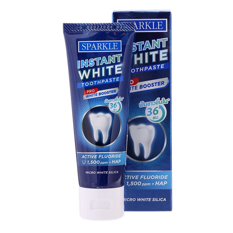สปาร์คเคิลยาสีฟันอินสแตนท์ไวท์ 60กรัม Sparkle Instant White Toothpaste 60g.