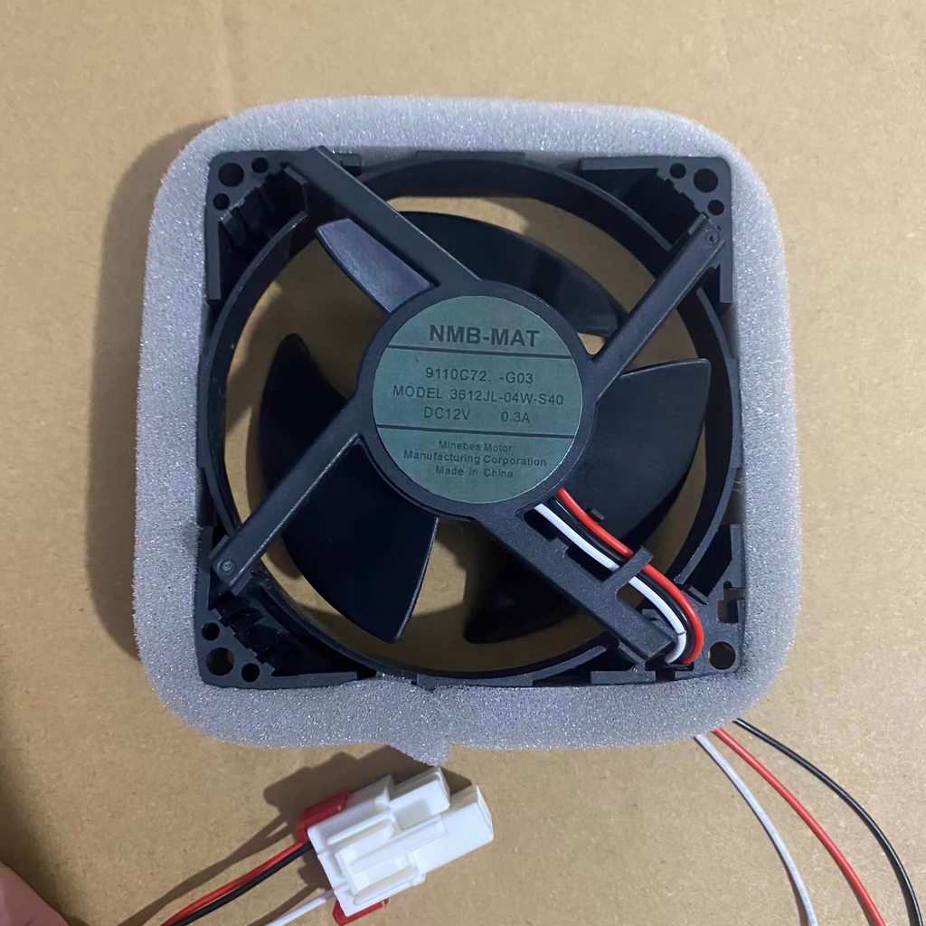 เหมาะสําหรับ NMB-MAT รุ่น 3612JL-04W-S40 12V 0.3A ตู้เย็นพัดลมระบายความร้อนในตัว