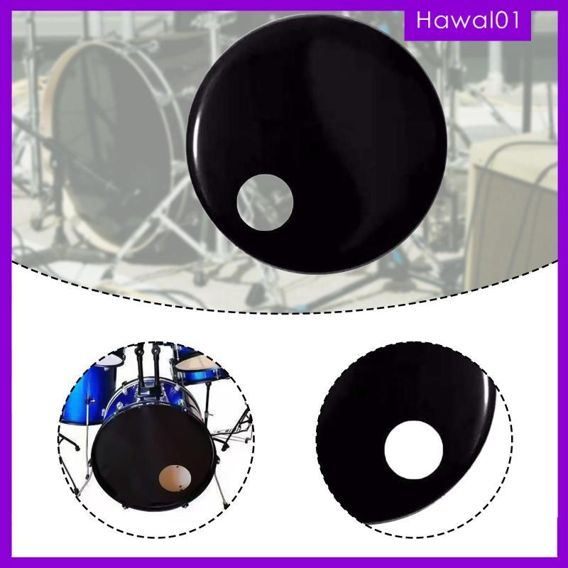 [Hawal] Bass Drum Resonant Head Drum Repair Parts Smooth Bass Drum Resonance Skin