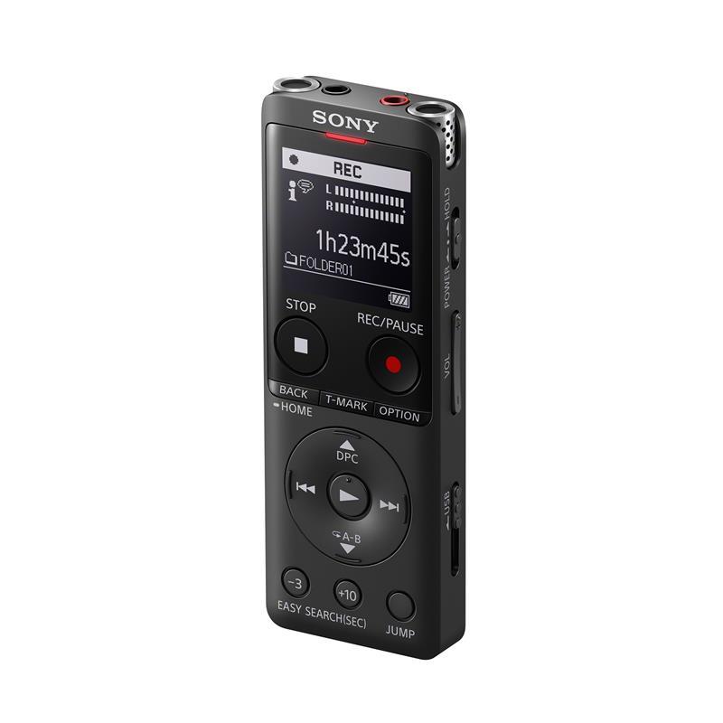 เครื่องบันทึกเสียง ดํา Sony ICD-UX570F คร.