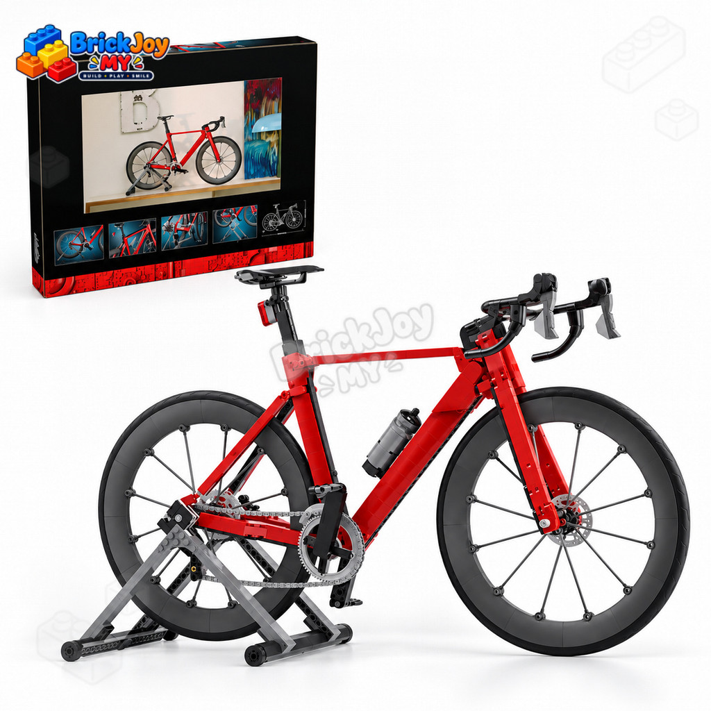 11380 Road Bike Building Blocks ชุด Creator Expert จักรยานรุ่นจอแสดงผลของเล่นของขวัญสะสมสําหรับเด็กช