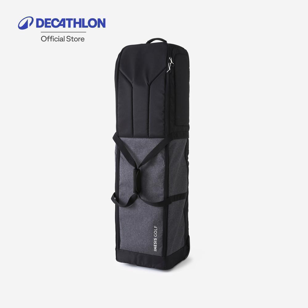 Decathlon Golf Travel Rolling Cover Bag Inesis ถุงคลุมถุงกอล์ฟล้อลากแบบมีฝาปิดรุ่น Inesis - Grey