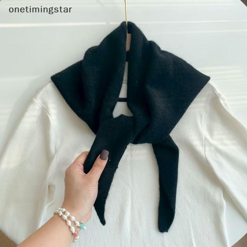 Onetimingstar ถักผ้าพันคอคอสามเหลี่ยมอบอุ่นระบายอากาศเป็นมิตรกับผิวผ้าของขวัญในอุดมคติสําหรับผู้หญิง