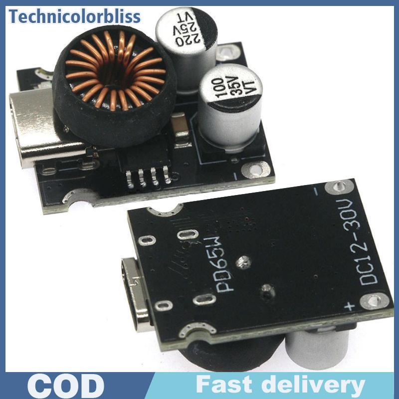 Tcbs PD65W Type C Fast Charging โมดูลอายุการใช้งานยาวนาน DIY Power Charger Circuit Board สําหรับ Com