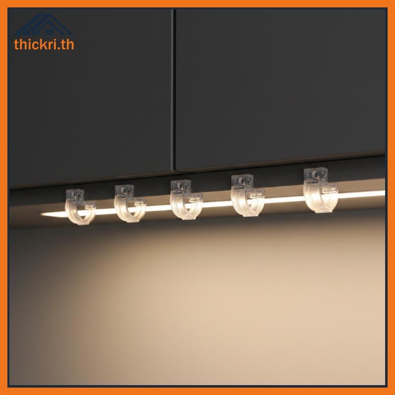 TT 10 ชิ้น T5 T8 LED หลอดนีออนคลิปคงที่พลาสติก Bule Connector Holder ความปลอดภัยติดตั้งสําหรับโครงกา