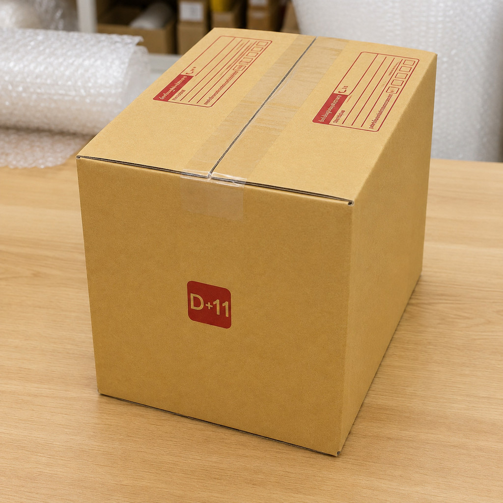 กล่อง D+11 ขนาด 22x35x25 ซม. ราคาใบละ 7.39 บาท