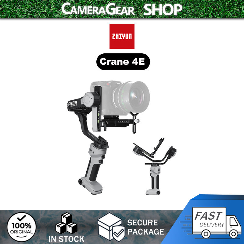 ZHIYUN Crane 4E กล้อง Gimbal Stabilizer มือถือ 3 แกน DSLR Gimbal StabilizerHT99 CQXR