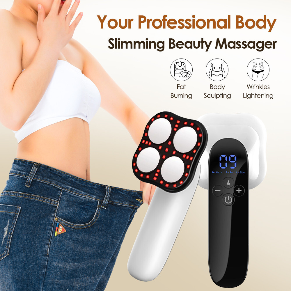 EMS & RF Radio Frequency Body Slimng Beauty Machine Portable Electric Fat Burner อินฟราเรดลดน้ําหนัก