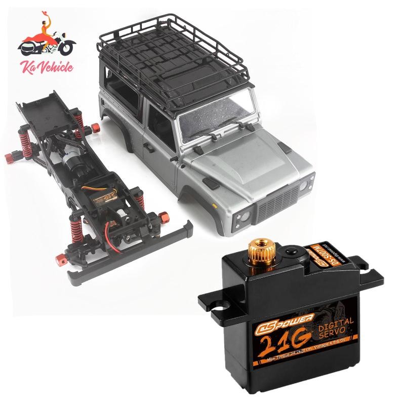 [Whstrong] 21G เกียร์โลหะ Digital Servo 1/12 กันน้ํา JST2.54 สําหรับ WPL C24 MN82 RC