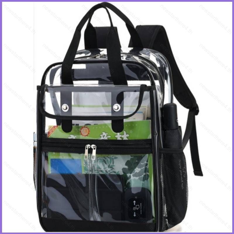 กระเป๋าเป้สะพายหลังสำหรับผู้หญิงทำจาก PVC ชนิดกันน้ำ สินค้าคุณภาพสูง มีความจุขนาดใหญ่ ใช้งานได้ดีสำห