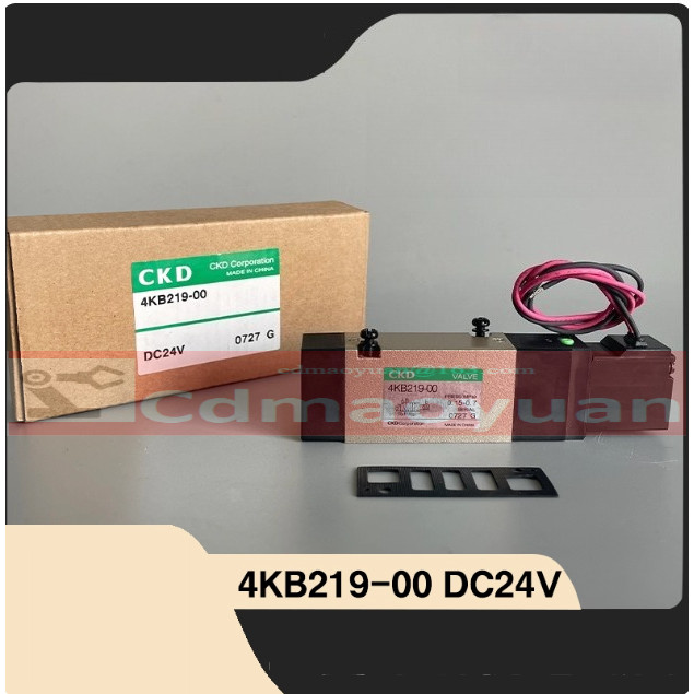 CKD โซลินอยด์วาล์ว 4KB219-00-DC24V AC110V, AC220V ใหม่เอี่ยม