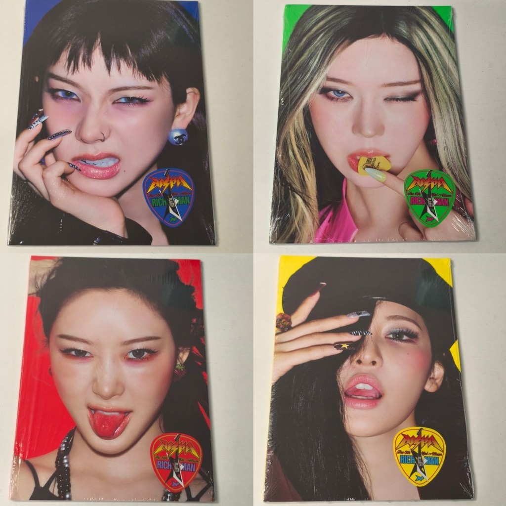 พร้อมสต็อก aespa Zha Mini Album 6 [Rich Man] อัลบั้มรุ่น e, dmm Bonus, k4 Bonus Single Card