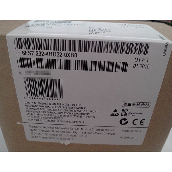 Siemens 6ES7232/7234/4HB/4HD/4HE32-0XB0 PLC SM1232 โมดูลปริมาณ AO โมดูล