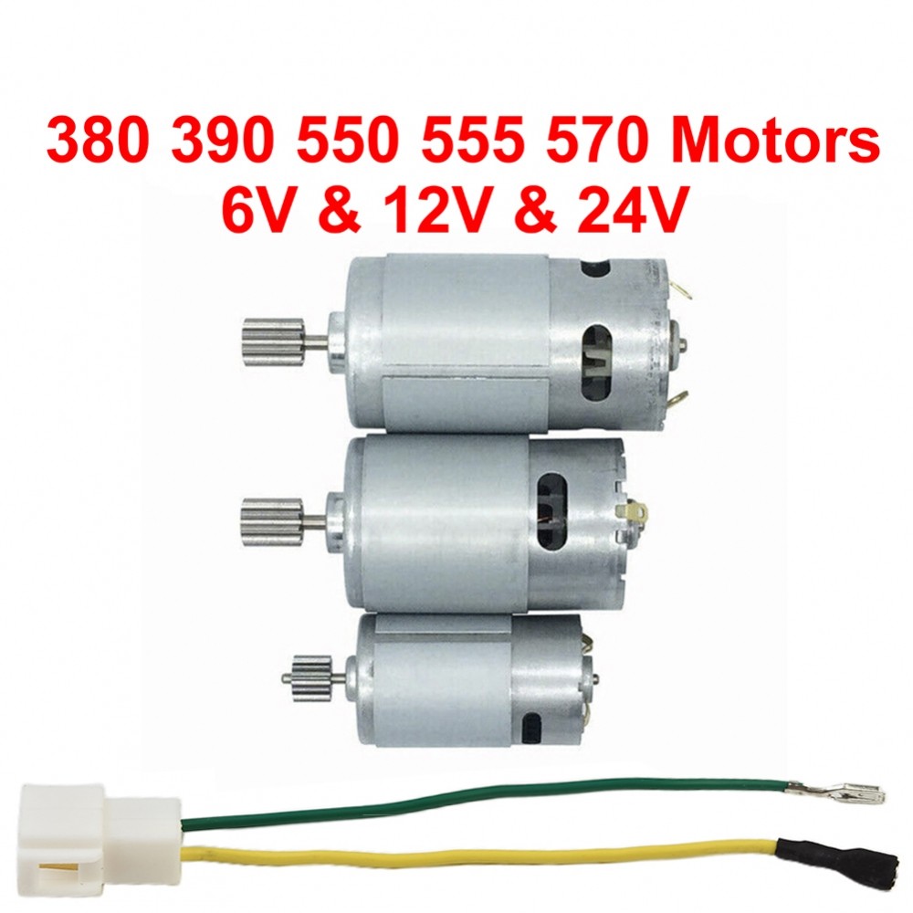 Electric Car Motor 1Set Fittings Gearmotors RS550 RS390 RS380 Brand New
