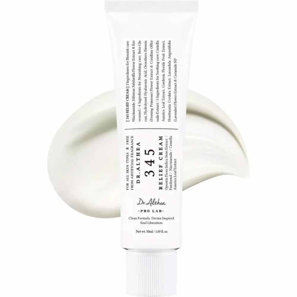 Dr.Althea 345 Relief Cream - Korean Face moisturizer, acne care Anti oxygen face cream