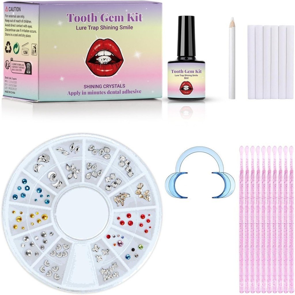 DR.Seya Tooth Gems Kit for Teeth, Tooth Gem Kit Jewelry for Women | 2025 New Professional | Safe & E