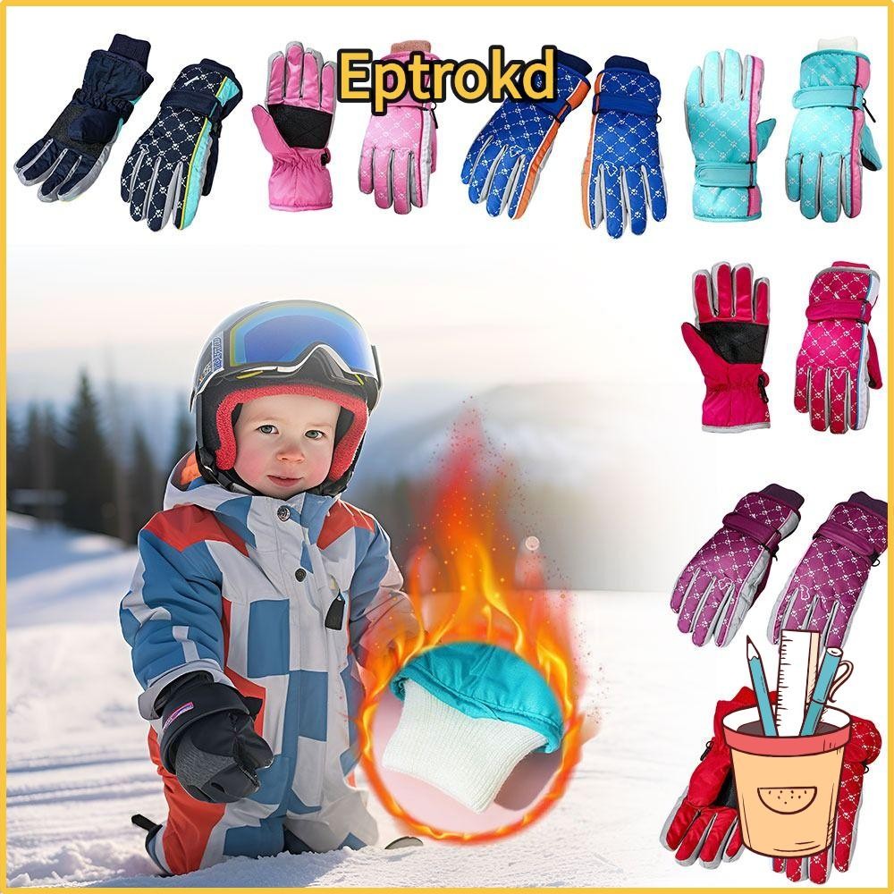 ถุงมือกันลมกันน้ำ Etoro สำหรับทั้งเด็กและผู้ใหญ่ ออกแบบมาเพื่อรักษาความอบอุ่นในสภาพอากาศหนาวและฝนตก 