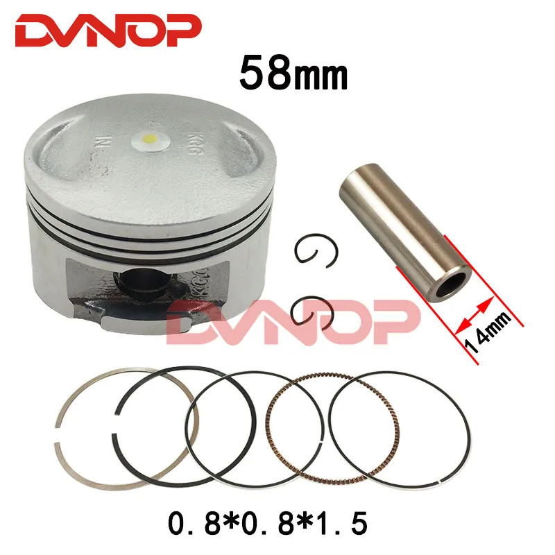 แหวนลูกสูบรถจักรยานยนต์สําหรับ Honda SH150 Qianjiang Liren QJ150T-10C KGG Keeway Outlook150 Outlook 