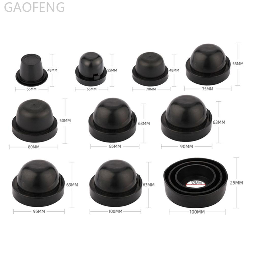 GAOFENG รถ LED ไฟหน้าฝุ่น HID ไฟหน้ายางซีลหมวก LED ไฟหน้า H4 H1 H7 D2H H11 H8 HB3 จัดแต่งทรงผมรถ A8V