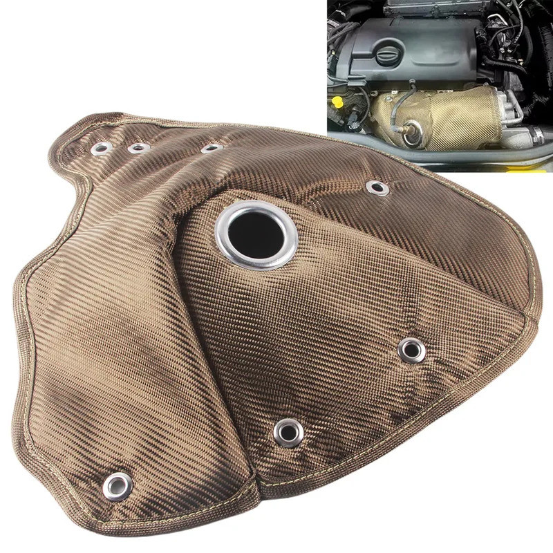 Titanium Turbo ผ้าห่มความร้อนสําหรับ BMW Mini N14 N18 Cooper S R55 R56 1.6T