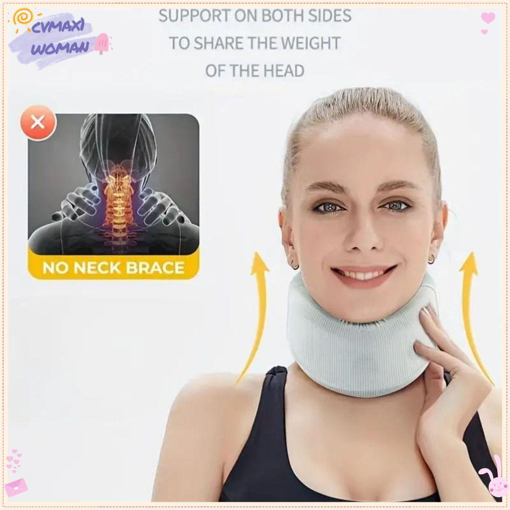 CYMX อุปกรณ์พยุงคอ, อุปกรณ์ป้องกันคอแบบปรับได้ระบายอากาศได้, ลายการแก้ไขการนอนหลับที่ดีของไปข้างหน้า