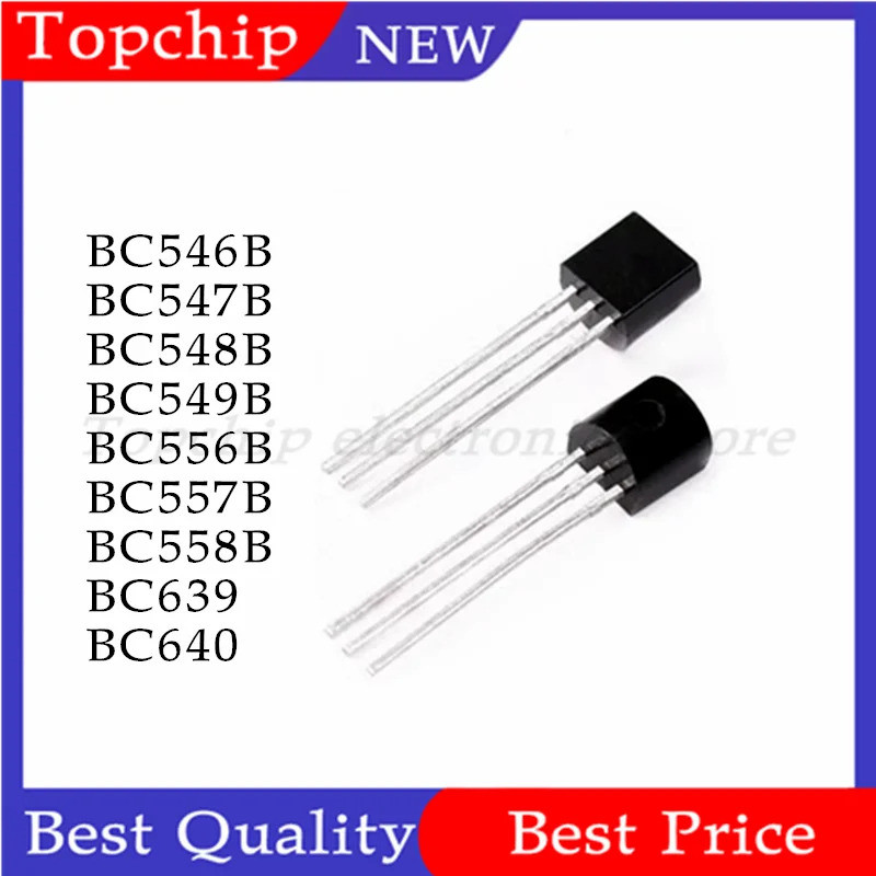 100 ชิ้น BC546B BC548B BC549B BC556B BC557B BC558B BC639 BC640 BC546 BC547 BC548 BC549 BC556 BC557 B