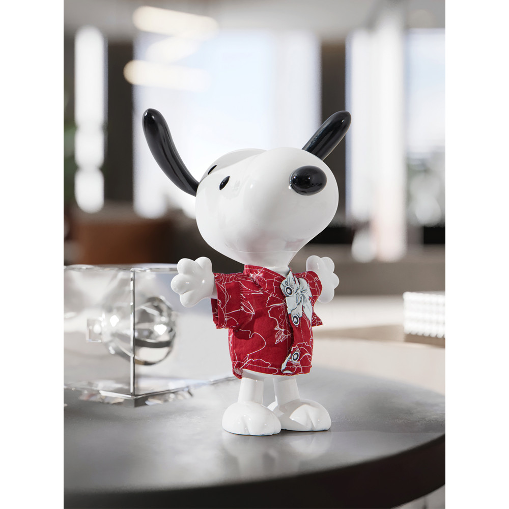 คลังสินค้าพร้อม Leblon Delinne เสื้อผ้า Snoopy Pooh Sculpture งานศิลปะตุ๊กตาการ์ตูนตกแต่งรูป