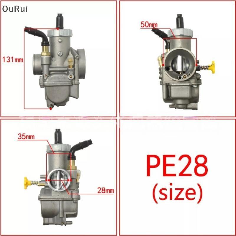 {B&C Aug} 1 ชิ้นสําหรับ Yamaha Suzuki Kawasaki Motorcycle Scooter ATV Dirt Bike 100CC-250CC PE28 28m