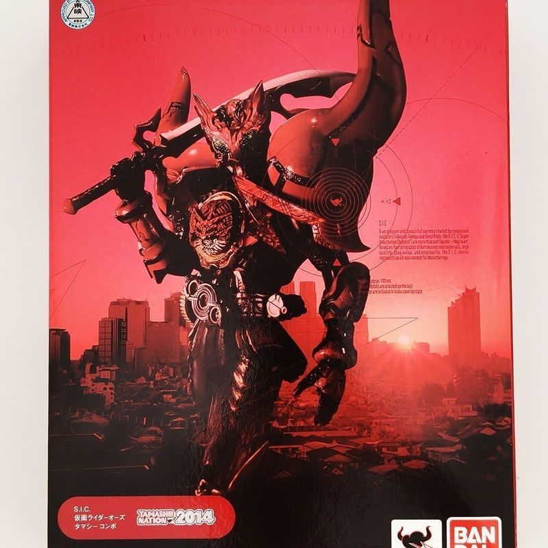 【พร้อมส่ง】sic kamen rider ooo ของเล่นตัวละครอนิเมะของแท้