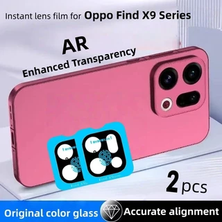 AR ฟิล์มเลนส์กระจกนิรภัยความละเอียดสูงป้องกันสะท้อนแสงสําหรับ Oppo Find X9 Oppo Find X9 Pro พร้อมกําจัดฝุ่น,การจัดตําแหน่งที่แม่นยํา, หนึ่งวินาที