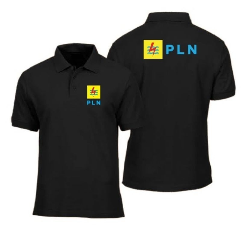 POLO POLOSHIRT T-shirt PLN Polo T-shirt // pln collar T-shirt -Playmoreshop ผ้าคอตตอน