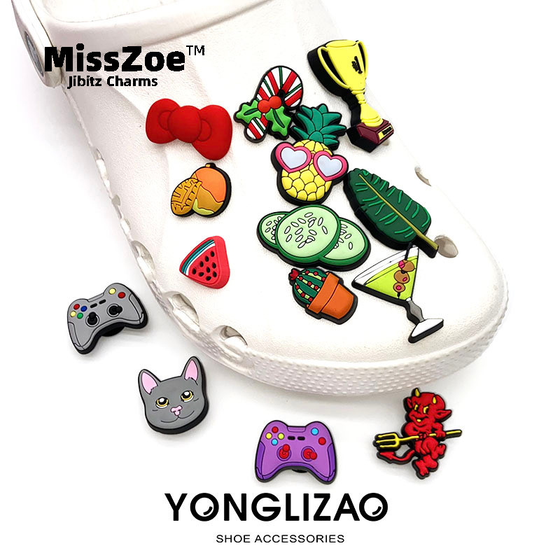 Miss Zoe Jibitz หัวเข็มขัดรองเท้าแบบการ์ตูนและสัตว์เล็กสำหรับงาน DIY