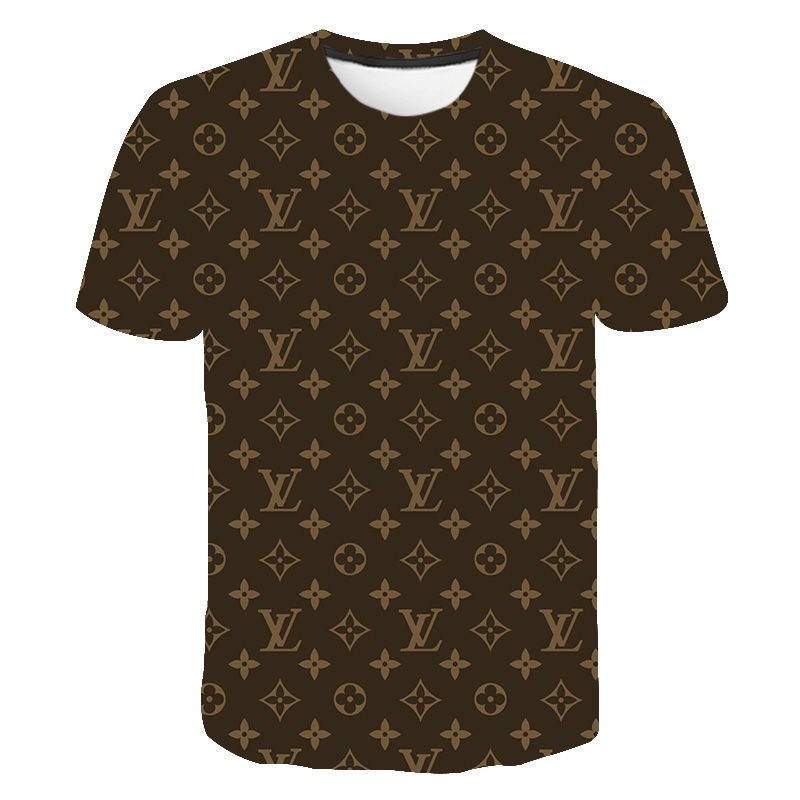 เสื้อยืดแขนสั้นหลุยส์ วิตตอง สำหรับผู้ชายและผู้หญิง หลายไซส์ ราคา ถูกที่สุด ดีลบีเคเค แกลเลอรีภาพที่ 2