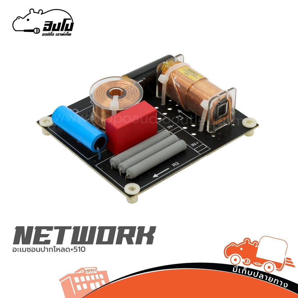 NETWORK อะเมซอนปากโหลด+510 เน็ตเวิร์ค ตู้เสียงกลาง ฮิปโป ออดิโอ Hippo Audio