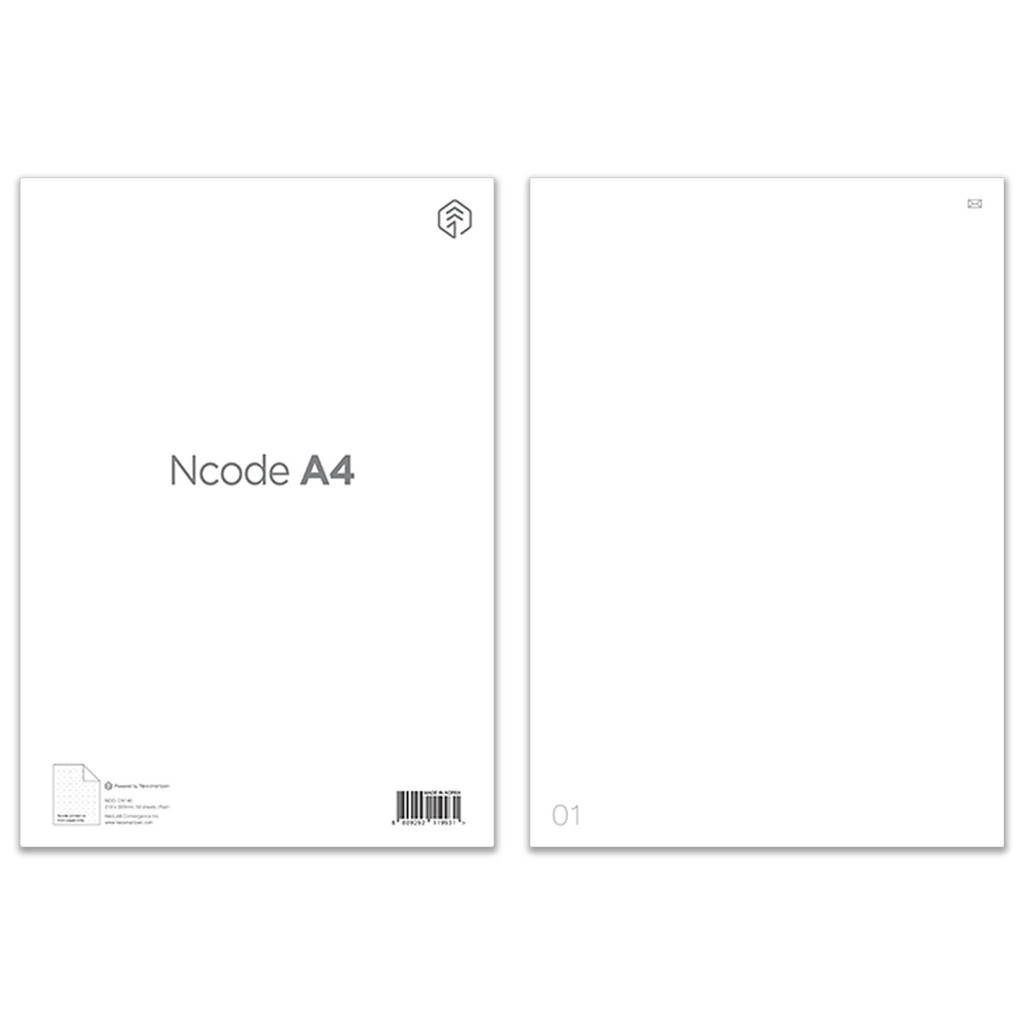 Neo smartpen〈เขียนแล้วเป็นดิจิทัล〉โน้ต N กระดาษเปล่า เอกสารดิจิทัลออริจินัล พร้อมรีโมทกระดาษ【Ncode A
