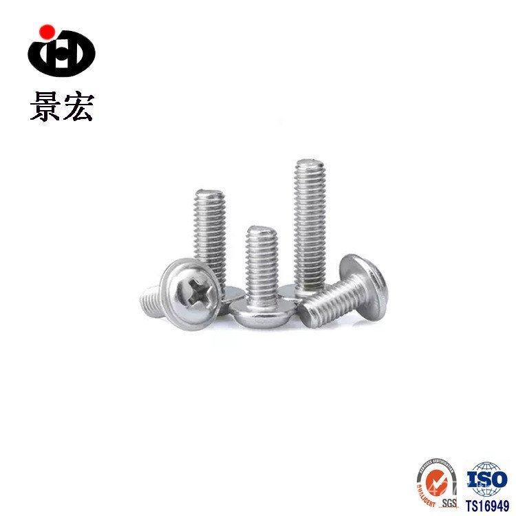 เครื่องลวดสกรูแผ่นหัวเล็บชุบสังกะสีครึ่งวงกลมหัวกับ เบาะ ฟิลิปส์ พร้อมสต็อกขาย พีเอ็มเอ็ม ฟิลิปส์ กั