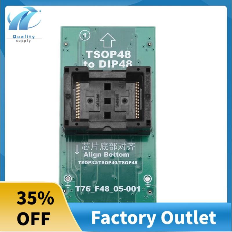 สําหรับ T76 โปรแกรมเมอร์สําหรับ T76 โปรแกรมเมอร์อะแดปเตอร์ TSOP32 / TSOP40 / TSOP48 ถึง DIP48 ZIF อะ