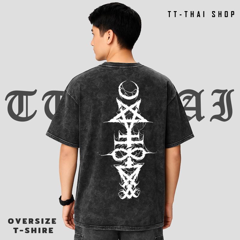 เสื้อยืดสีฟอกเท่ๆ สกรีนลายหน้า-หลังเท่ๆ รูปที่ 5