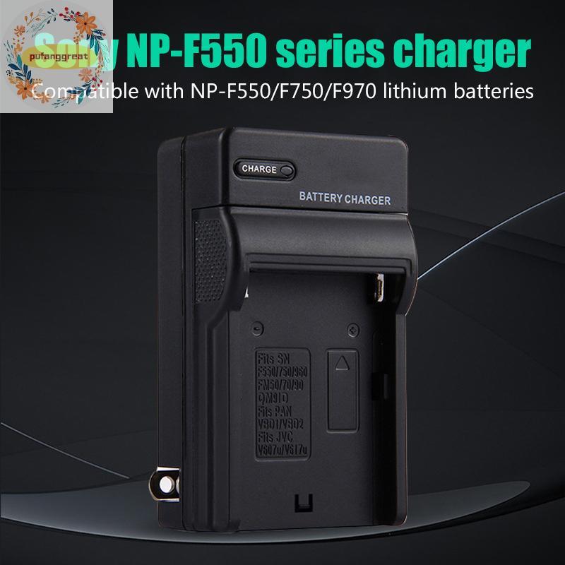 Pufanggreat USB Charger สําหรับ Sony NP F550 NP-F750 NP-F970 Series แบตเตอรี่สําหรับ Sony แบตเตอรี่ 