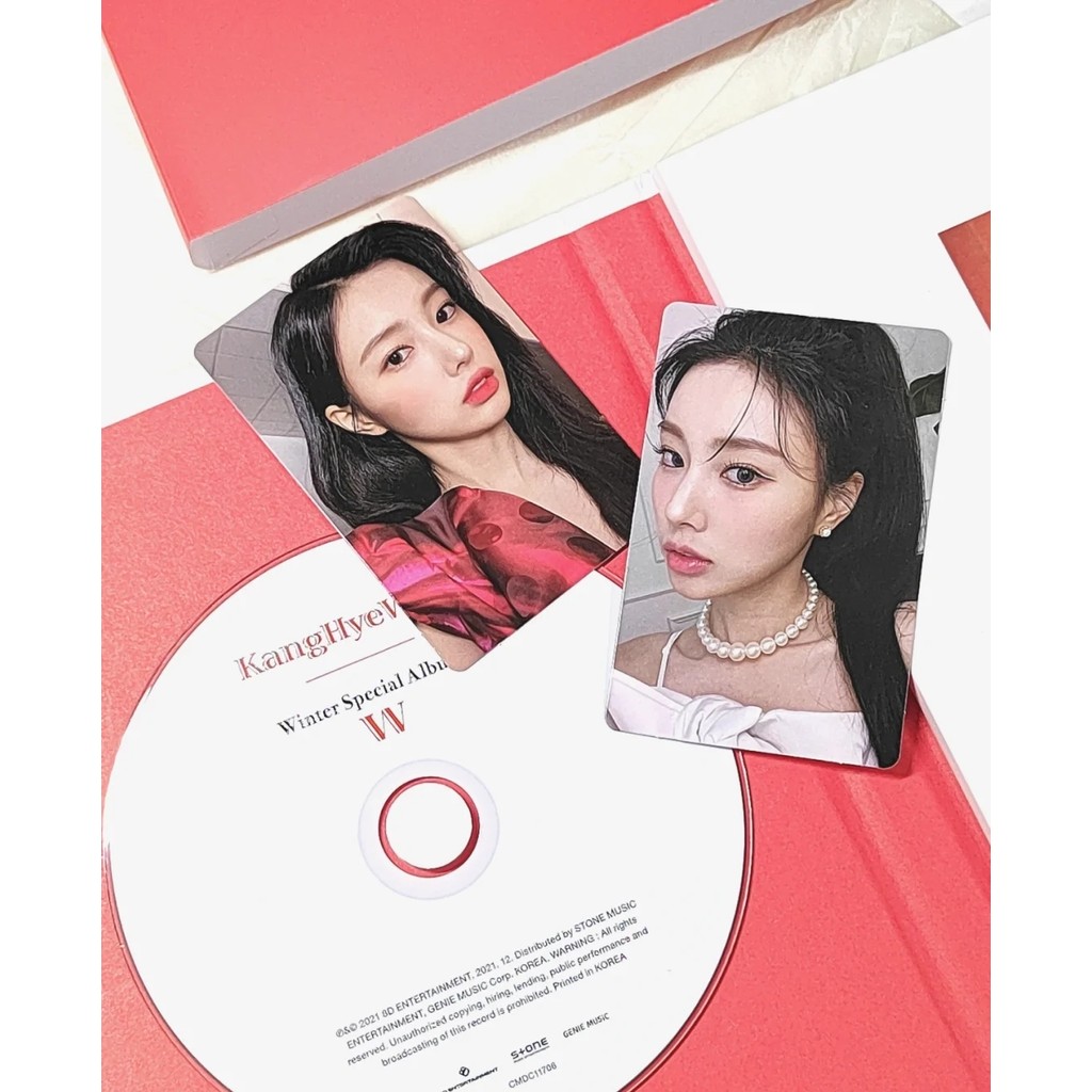 [สต๊อกพร้อมจัดส่งภายในสามวัน] Jiang Huiyuan solo Photocard Red North Pearl North Face North Face Nor