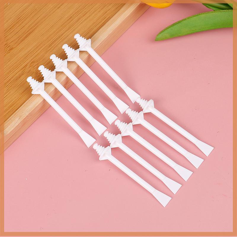 [Further] 10 ชิ้น Nose Wax Wax แท่งแว็กซ์กําจัดขนแบบใช้แล้วทิ้งพลาสติก แท่งรอยเปื้อน [TH]