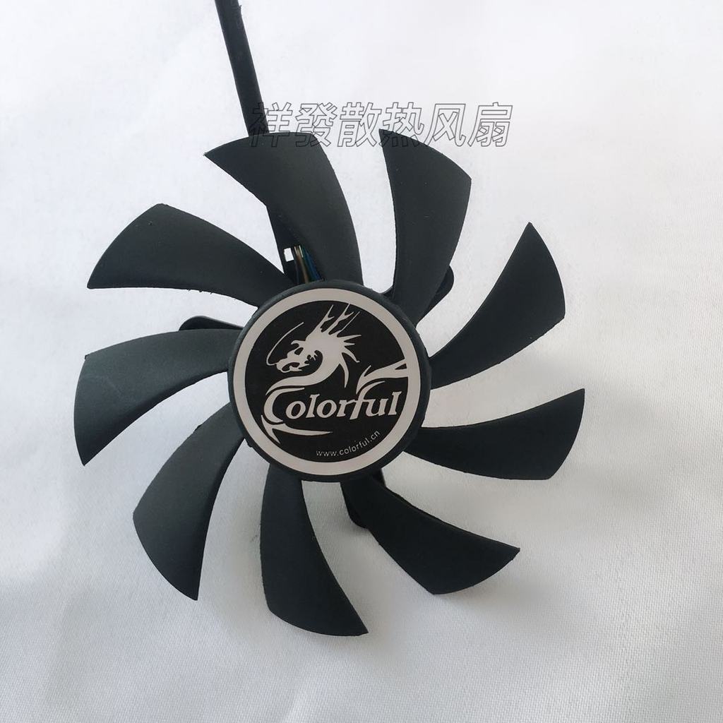 พัดลมการ์ดจอ Colorful GT440 GTS450 GTX460 GT630 GTX550TI GTX650Ti GTX560 GTX950 พัดลมระบายความร้อน ส