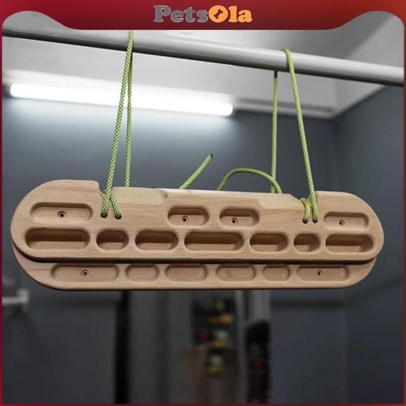 [PETSOLA] กระดานแขวนเพื่อการปีนเขา สำหรับสร้างความแข็งแรงของมือและลำตัวบน