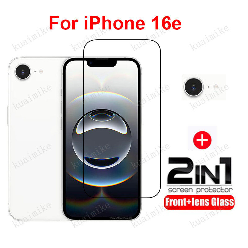 IPhone 16e กระจกนิรภัยคลุมทั้งหมดฟิล์มสําหรับ iPhone 16e 16 Plus 11 12 13 Pro 13 12 Mini 7 8 Plus 2 