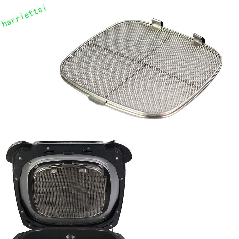 HARRIETTSI Splatter Shield, หน้าจอ Splatter 5-in-1, อุปกรณ์ย่างในร่มนํากลับมาใช้ใหม่ได้ทนทานเปลี่ยนย