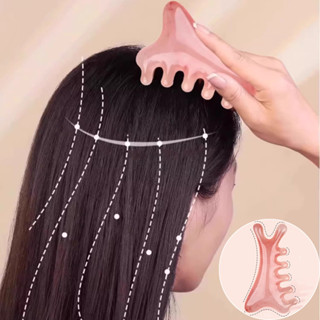 หัว Meridian หวีนวดเรซิ่น Dolphin หวีขูดเครื่องมือสําหรับจมู…